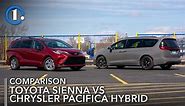2021 Chrysler Pacifica Hybrid Vs 2021 Toyota Sienna Hybrid Comparison: Family Style