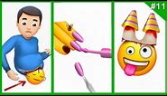 New Compilation creepy emoji 11 | horror story #procreate #emoji #creepyemojis