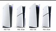PlayStation 5 Slim vs Original Console Size and Look Comparison