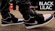 Jordan 1 Low SE Black Iced Lilac Unboxing + On Feet!