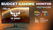 ASUS TUF Gaming VG27VH1BR 27" 165Hz Curved Gaming Monitor Review