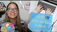 How to write quick and effective VIPKid parent feedback