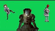 GREEN SCREEN PENNYWISE IT CLOWN STILL IMAGES | FREE TO USE GRAPHICS EFFECTS CHROMA KEY