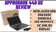Hp Probook 440 G5 Laptop Review | Intel i5 8th Gen 8gb Ram 256gb SSD