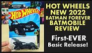 HOT WHEELS NEW 2022 BATMAN FOREVER BATMOBILE REVIEW – First-EVER Basic Assortment Release