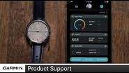 Support: Pairing a vívomove® watch with the Garmin Connect™ App