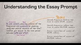 1. Understanding the Essay Prompt