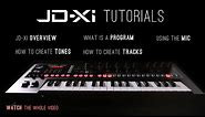 Roland JD-Xi Analog Digital Synthesizer Tutorials