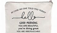 In Case No One Told You Today Pencils and Stuff Pencil Case Makeup Case Positivity Motivational Quotes Classroom Gift Classroom Positivity Quote