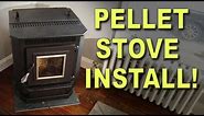 DIY Pellet Stove Installation