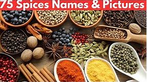 75 Spices and Herbs Names and Pictures