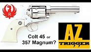 Ruger New Vaquero 357 Mag or 45 Colt? (Review & Accuracy)