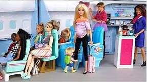Barbie Doll Family Toddler Airport Travel Routine