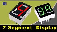 How to use LED seven segment display and calculate its resistors value