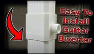 How to Install a Rain Gutter Diverter