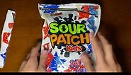 Sour Patch Kids 4th Of July Red White & Blue Candy - Silent Unboxing