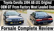 Toyota Corolla AE-101 Original OEM GT 1994 | Black Top 4AGE | Detailed Review | Cars Hunt