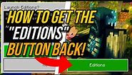 Minecraft PS4 BEDROCK - How To Get The "Editions" Button Guaranteed - TU 2.24/1.17 - (Easy Tutorial)