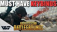 GUIDE: The MUST HAVE KEYBINDINGS for PUBG