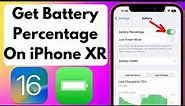 Fix Battery Percentage Not Showing On iPhone XR After iOS 16 Update Get Battery Percentage iPhone XR