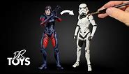 I Made A Female Stormtrooper Action Figure - Mass Effect Andromeda Repaint