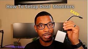How To Setup Dual Monitors with Laptop| 2024 Easy Guide (Windows 10)