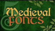 5 Free Medieval Gothic Fonts For Vintage Logos, Labels, & More
