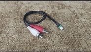 How to make Micro USB to RCA Cable