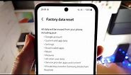 How To Factory Reset Samsung Galaxy Z Flip 4! [2 ways]