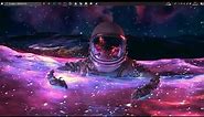 Wallpaper engine Floating in Space by VISUALDON | Windows 7,8,10/Mac Desktop wallpaper idea 4K