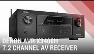 Denon AVR X3400H 7 2 channel AV Surround Receiver - Quick Review India