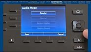 Mitel 6867i Phone: How to Setup the Audio Mode and Headset Options