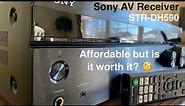 Is the Sony STR-DH590 a worthwhile Home Theater AV Receiver for Surround Sound? Unboxing and Review.