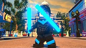 LEGO DC Super-Villains - Nightwing - Open World Free Roam Gameplay (PC HD) [1080p60FPS]