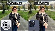 Oppo Find X7 Ultra Vs iPhone 15 Pro Max Camera Test Comparison