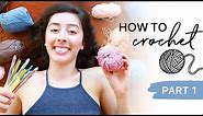 How to Crochet for Beginners — Yarn Weight & Hook Sizes Part #1