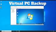 Backup virtual machine from VMware Workstation Pro