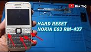 HARD RESET NOKIA E63 RM-437