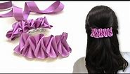 DIY Ribbon Hair Clips - How to Make Hair Clips with Ribbon – Easy Hair Clip Tutorial