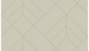 Sander Light Grey Geometric Wallpaper - Bed Bath & Beyond - 40000897