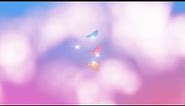 Colorful Butterflies Flying In The clouds | Loop Background (Videohive)