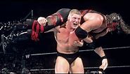 Brock Lesnar charges to the ring for his Royal Rumble Match debut: Royal Rumble 2003