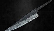 Hercules Hand Forged Damascus Steel Blank Blade Professional Chef Knife Kitchen Knife Hammered chef