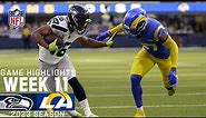 Seattle Seahawks vs. Los Angeles Rams | 2023 Week 11 Game Highlights