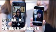 iPhone X vs. original iPhone camera test