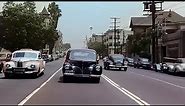 California 1940s, Bunker Hill and LA in color [60fps, Remastered] w/sound design added