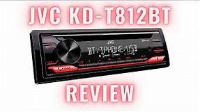 Great Budget CD Player - Unboxing, Installing & Review on the JVC KD-T812BT CD Player