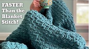 Make in a Day Crochet Chunky Blanket ! So EASY 🤩 🧶