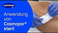 Anwendung von Cosmopor® Steril: postoperative Wundversorgung