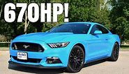 2017 Ford Mustang GT w/ Roush Supercharger Driving Review - 670HP